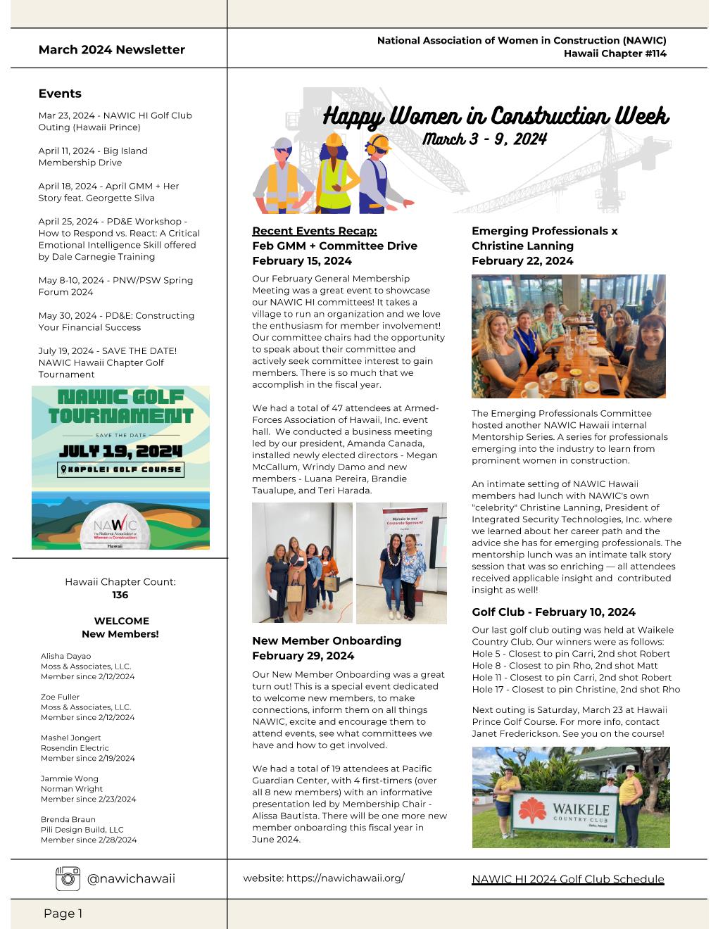 MAR24 Newsletter
